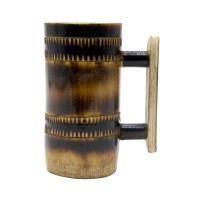 Lootkabazaar Handcarfted Wooden Bamboo Mug (SEHCWBM021901)